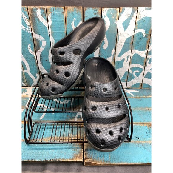 NEW KEEN Yogui Arts Slip-On Clog Graphite Black Mule Sandal Mens Size 14 main image 9